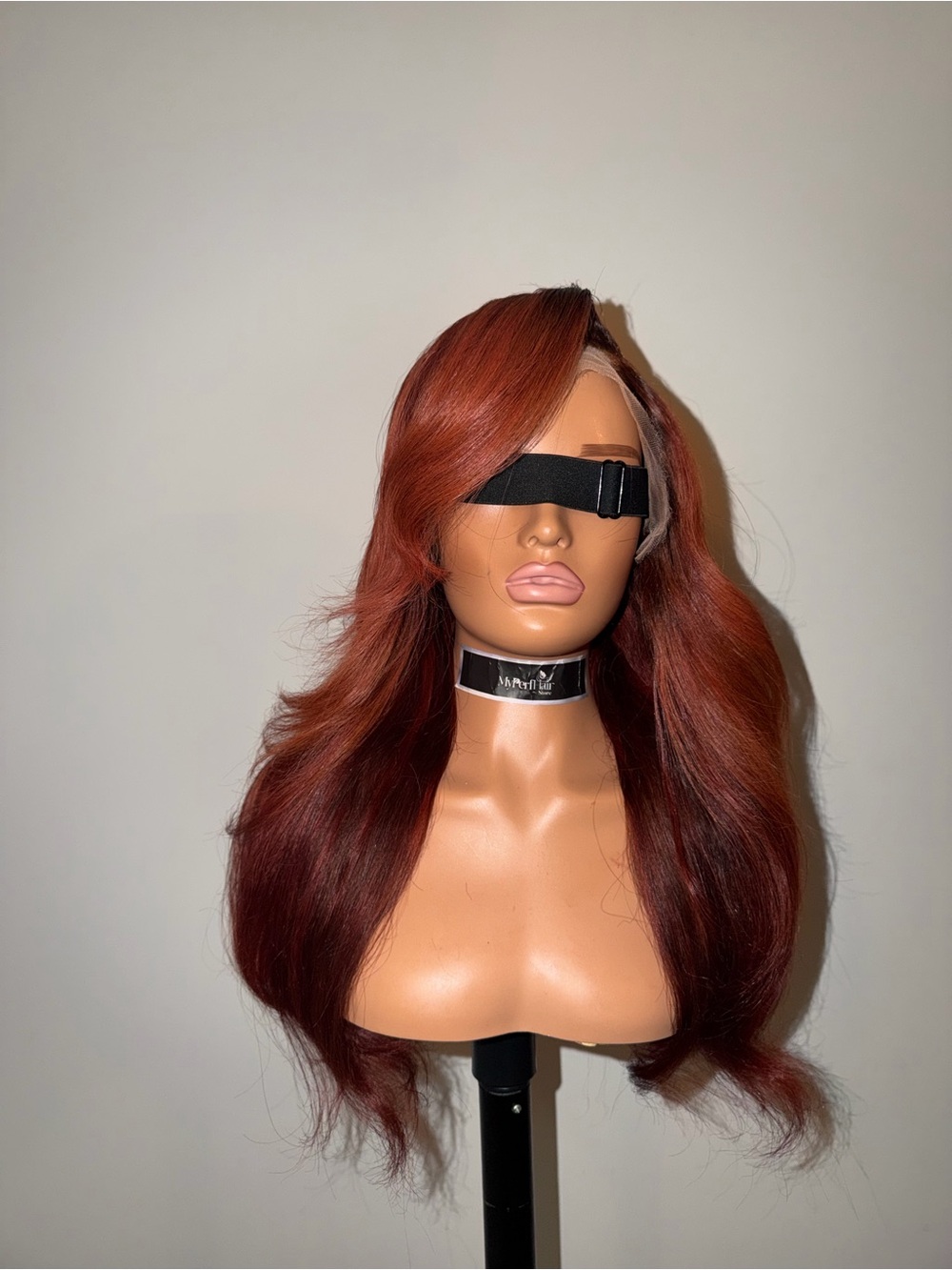 Red Auburn Long Layered Women’s Wig - Unbranded